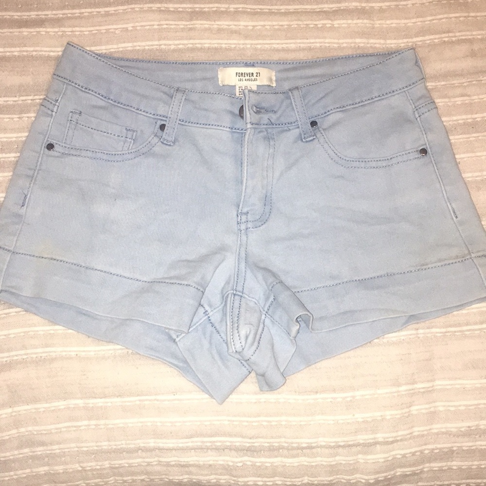 Light Wash Shorts